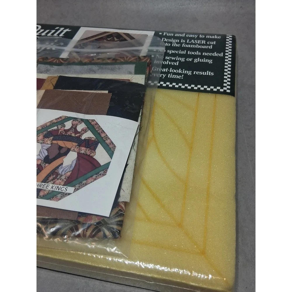 Quilt Magic No Sew Wall Hanging Kit #413 'three Kings' 12